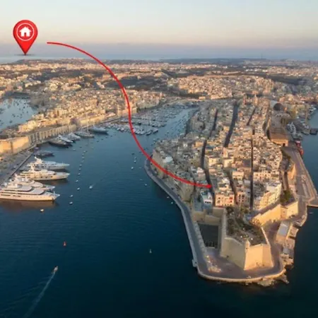 By The Grand Harbour Of Valletta Quarto em Acomodações Particulares Senglea